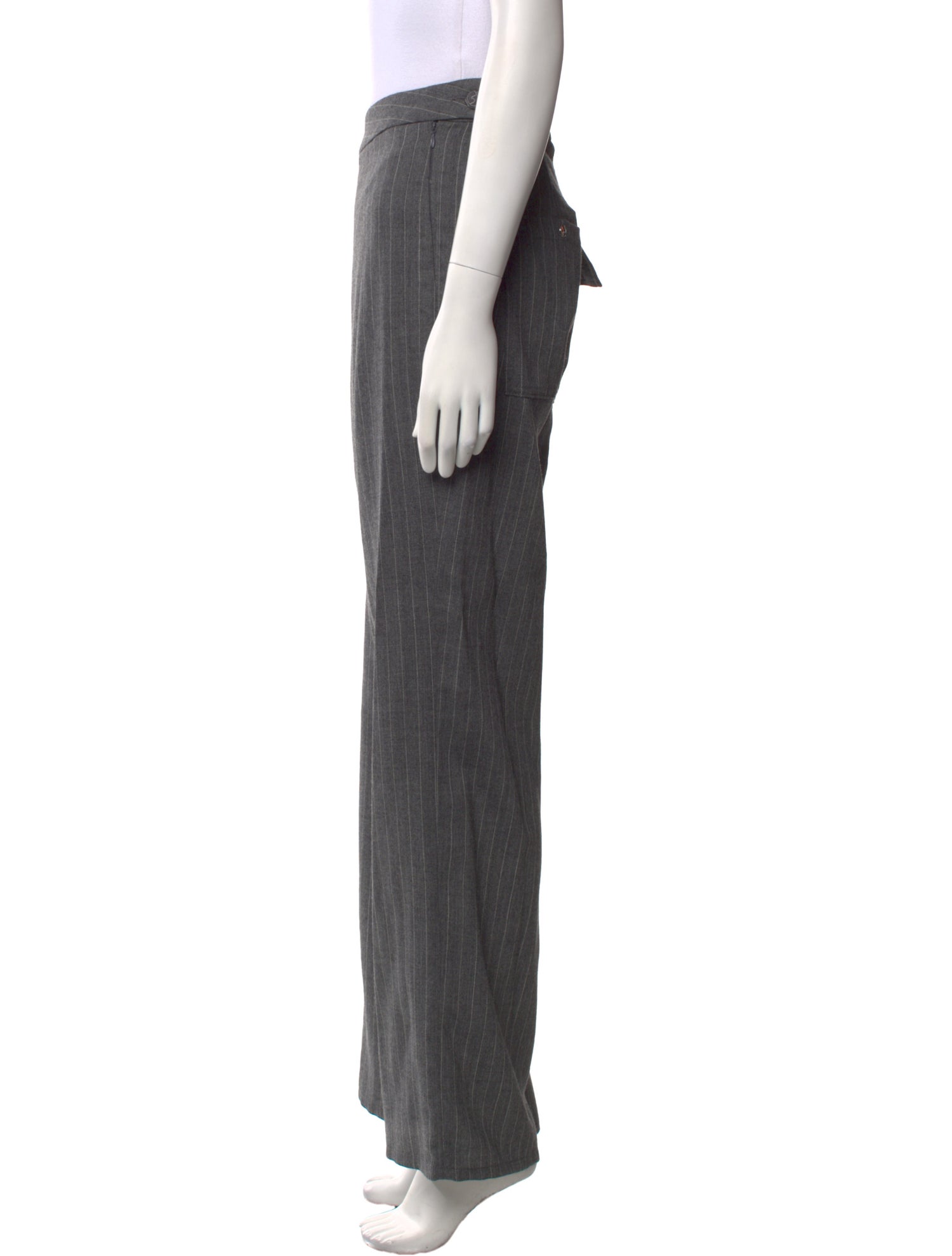 Saks Potts Virgin Wool Wide Leg Pants